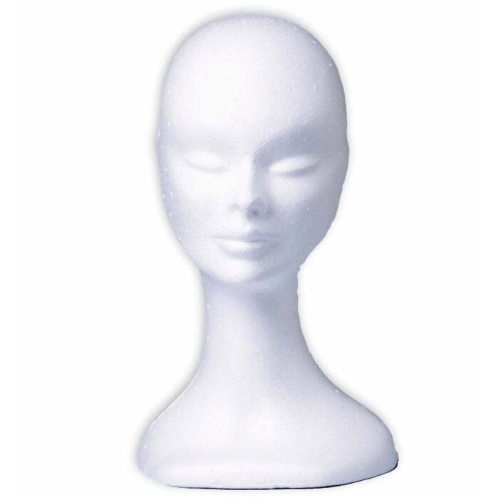 White Polystyrene Head