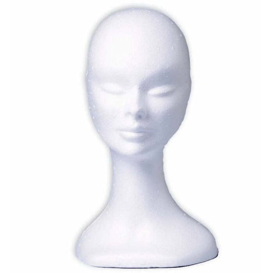 White Polystyrene Head
