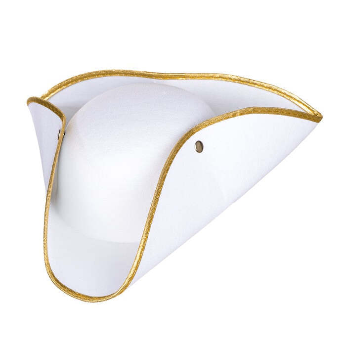 White Tricorns Felt