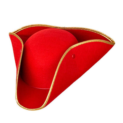 Red Tricorns Felt