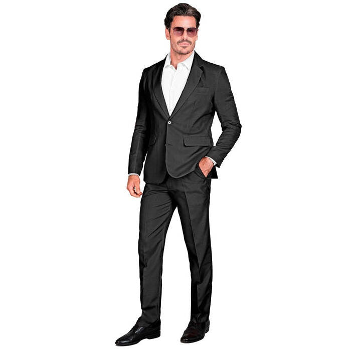 Black Party Fashion Suit  Jacket, Pants 