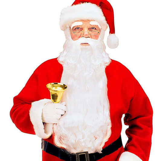Santa Claus Beard With Moustache & Eyebrows