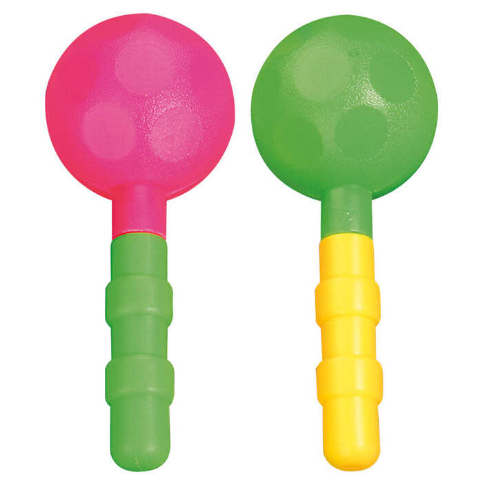 Set Of 2 Maracas Colors Ass.