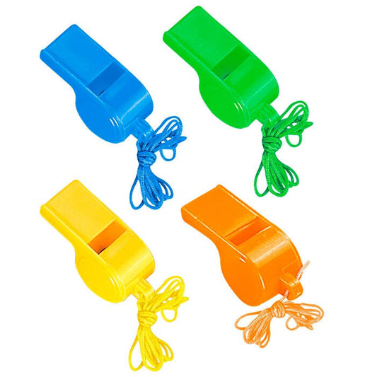 Set Of 4 Whistles 4 Colors Ass.