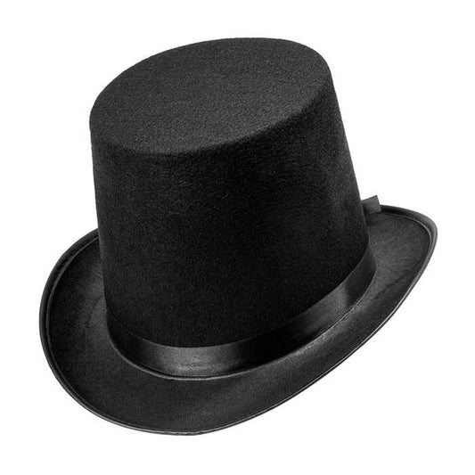 Maxi Black Top Hat Felt 16 Cm