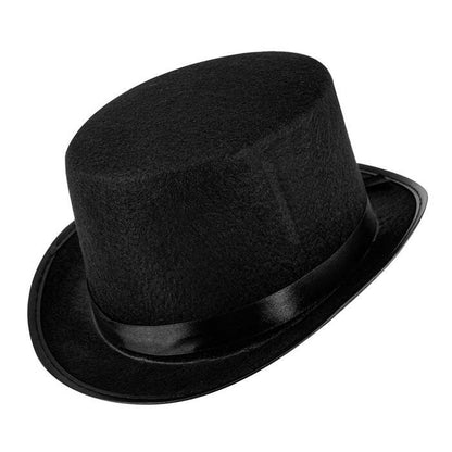 Black Top Hat Felt 12 Cm