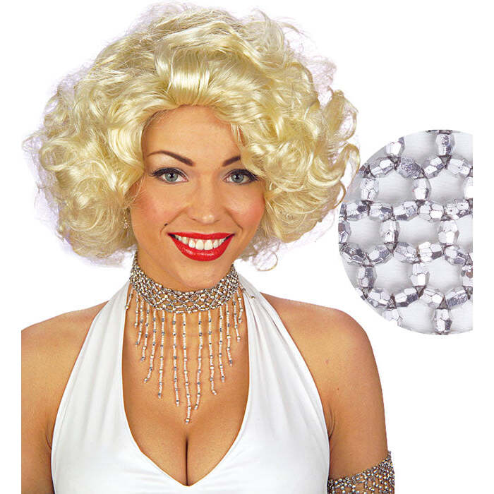Beaded Choker Silver