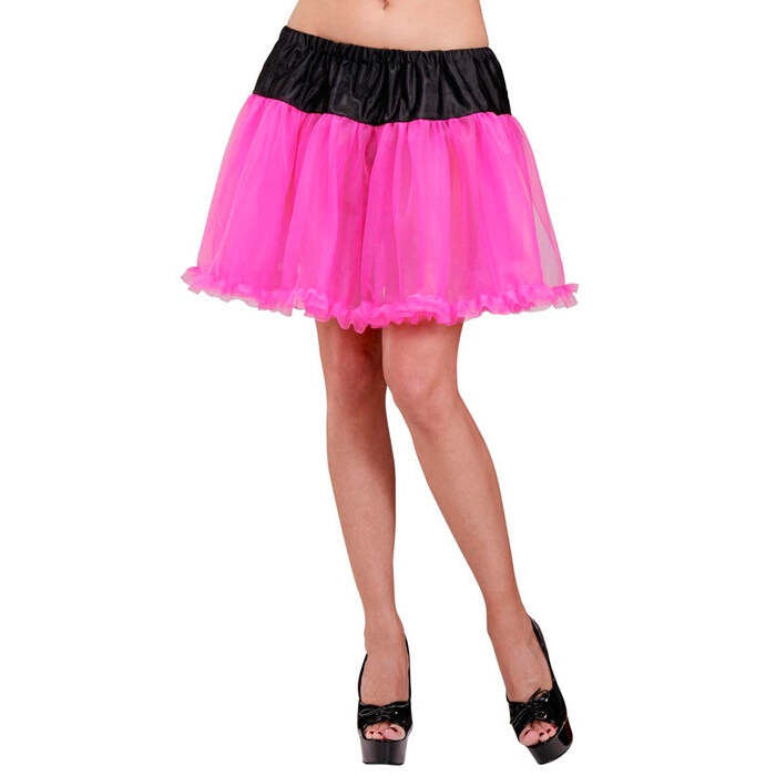 Black/Pink Petticoat Skirt