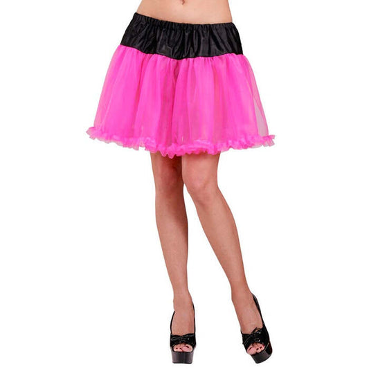 Black/Pink Petticoat Skirt