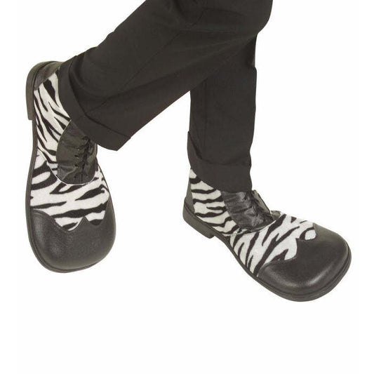 Zebra Party Shoes With Heavy Duty Sole