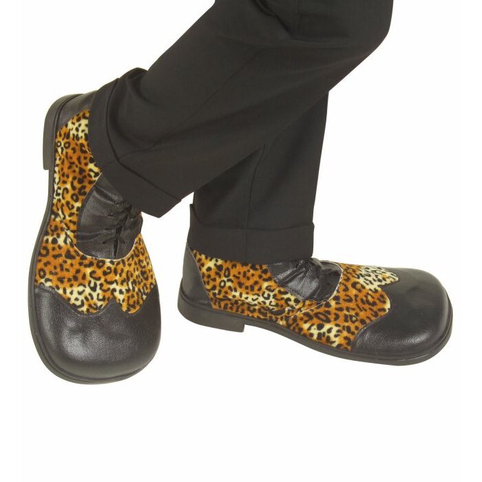 Leopard Party Shoes With Heavy Duty Sole