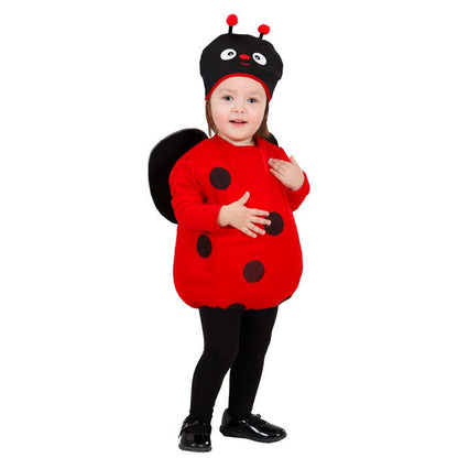 Ladybug  Jumpsuit With Wings, Headpiece 