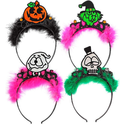 Halloween Tiara 4 Styles Ass.