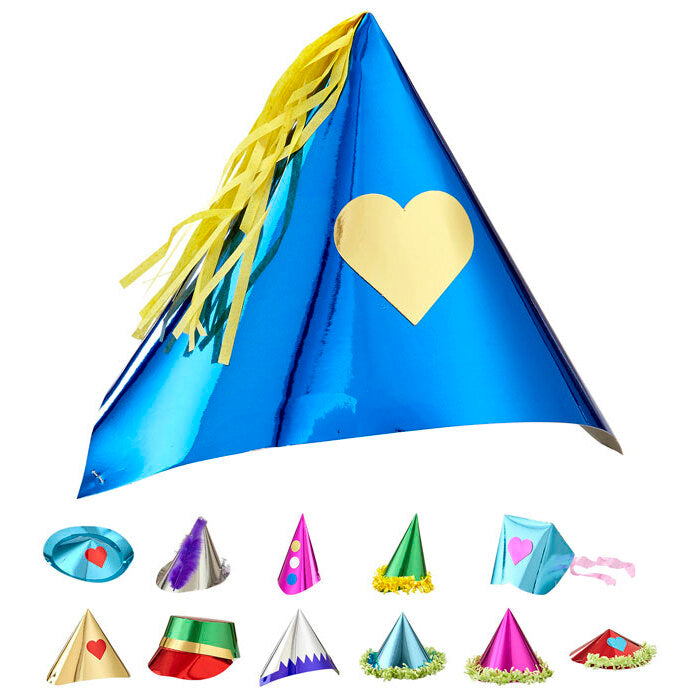 Medium Metallic Hat Display Box - Various Styles And Colors Ass.