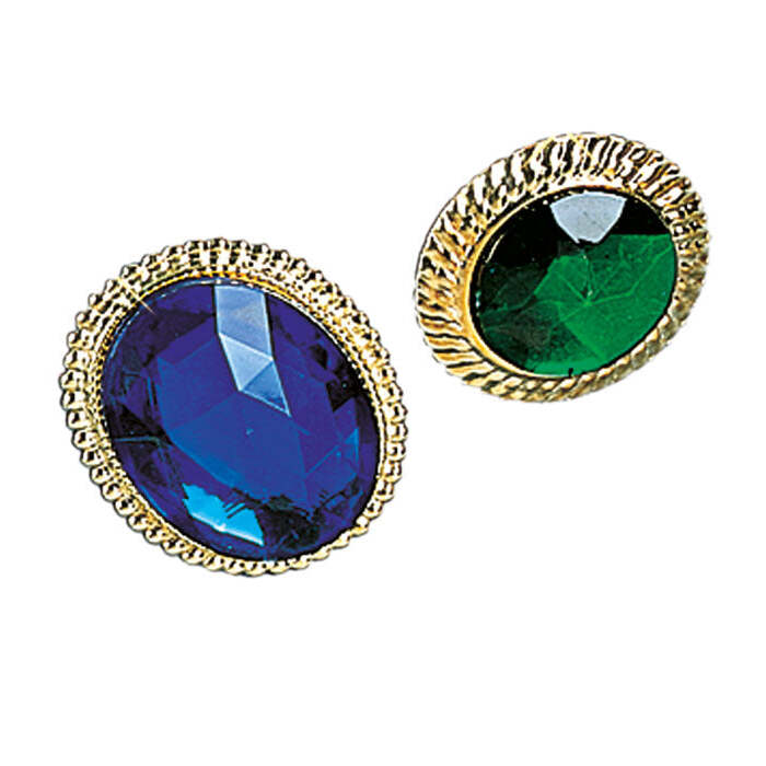 Maxi Ring With Gem Styles And Colors Ass. - On Card