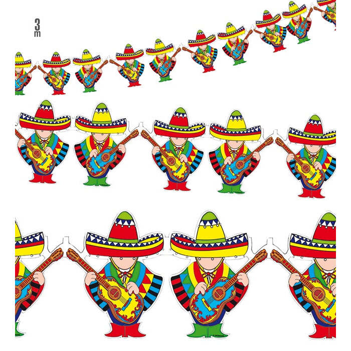 Mariachi Garland 3 M