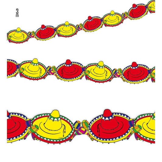 Sombrero Garland 3 M