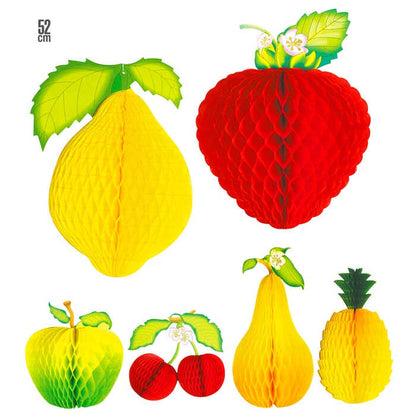 Big Honeycomb Fruit 52 Cm - 6 Styles Ass.