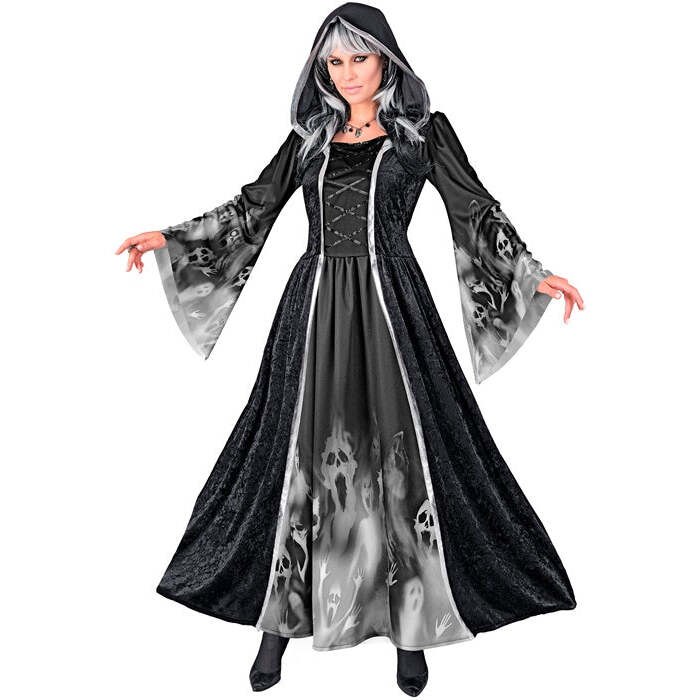 Screaming Souls  Hooded Dress 