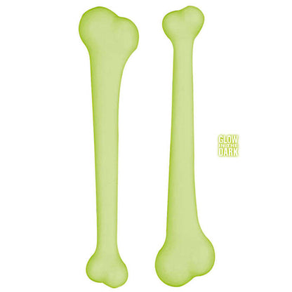 Set Of 2 Glow In The Dark Bone Maracas 23 Cm