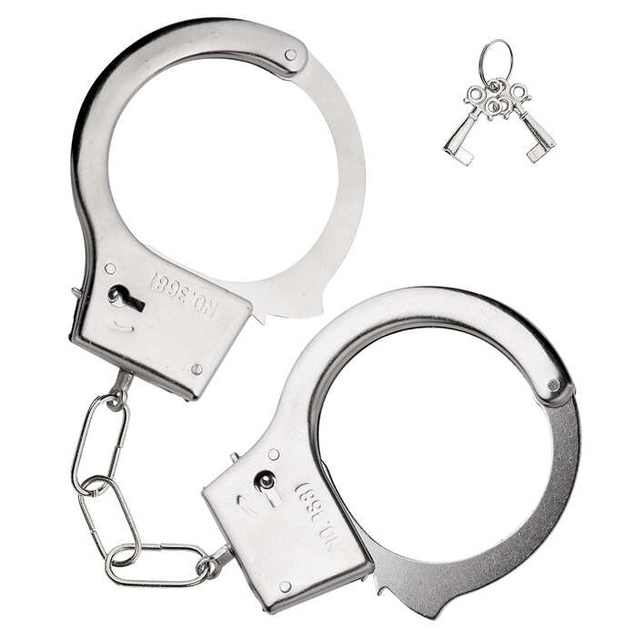 Metal Handcuffs With Keys