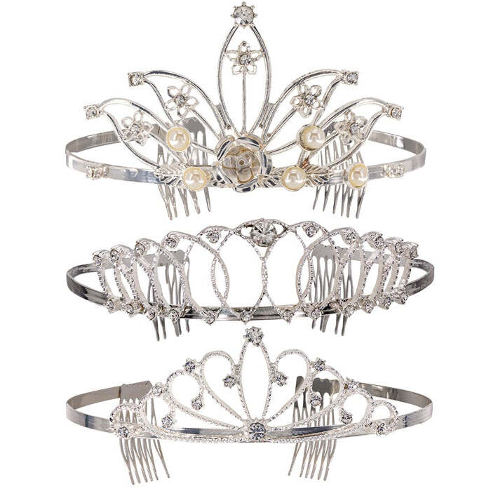 Strass Diadem 3 Styles Ass.