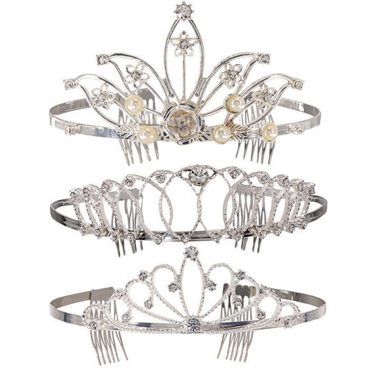 Strass Diadem 3 Styles Ass.