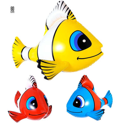 Inflatable Tropical Fish 60 Cm -3 Colors Ass.