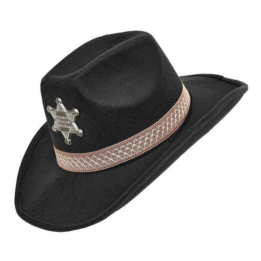 Sheriff Hat Black - Felt