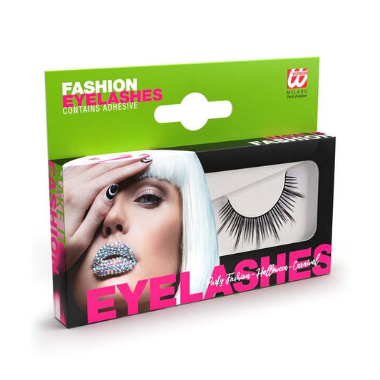 Long Spikes Black Eyelashes Withglue Tube