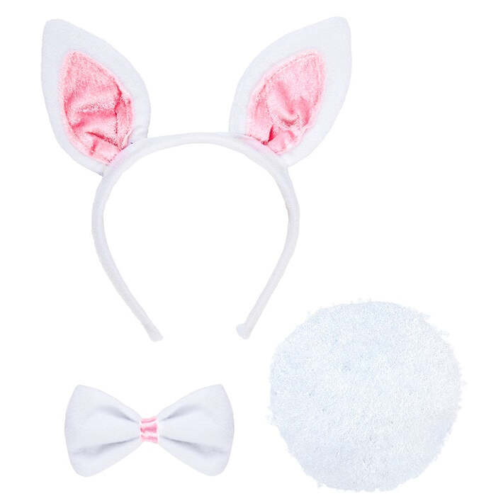 Bunny Dress-Up Set  Ears, Bowtie, Tail 
