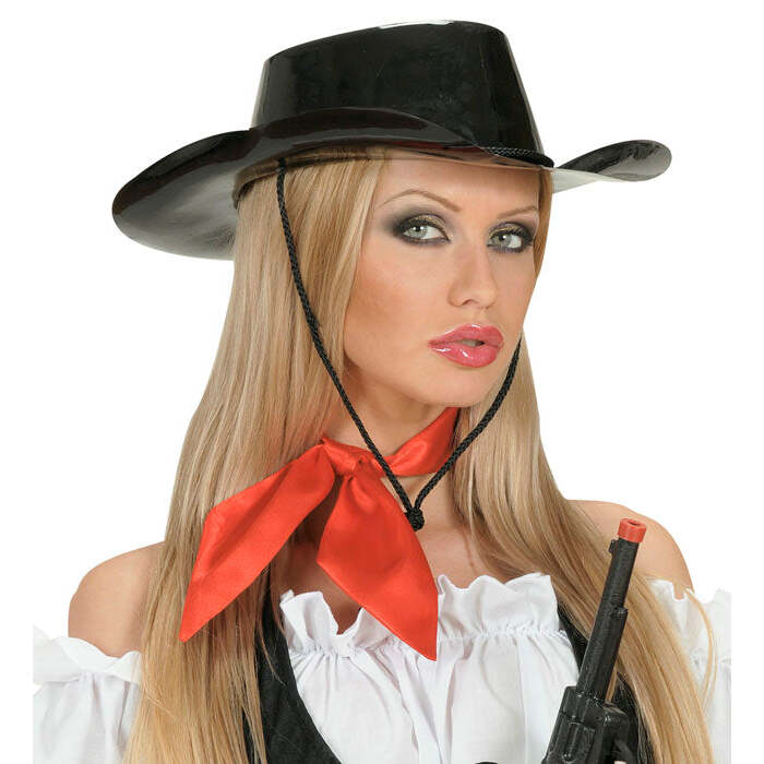 Red Neck Sash Satin