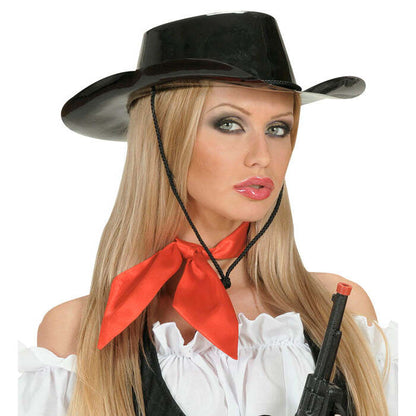 Red Neck Sash Satin