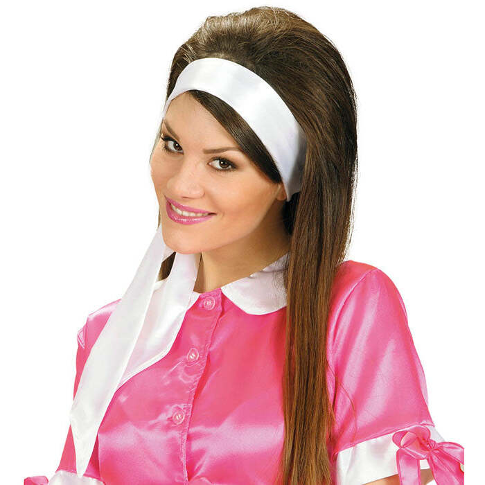 White Sash / Headwrap Satin