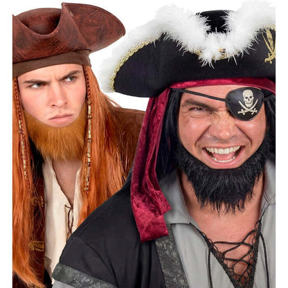 Pirate Beard 2 Colors Ass.