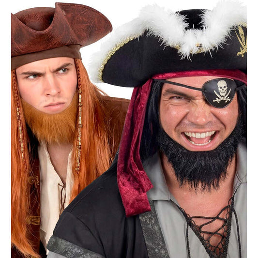 Pirate Beard 2 Colors Ass.