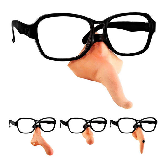 Glasses With Nose 4 Styles Ass.
