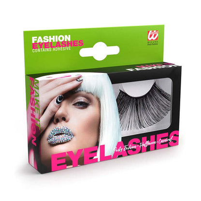 Extra Long Black Eyelashes With Glue Tube