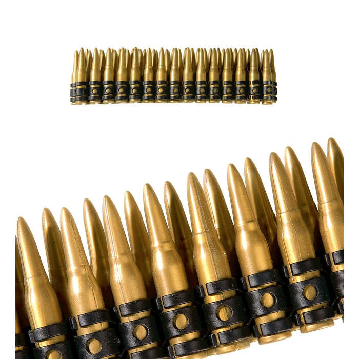 Realistic Bullet Belt For Waist  60 Bullets 
