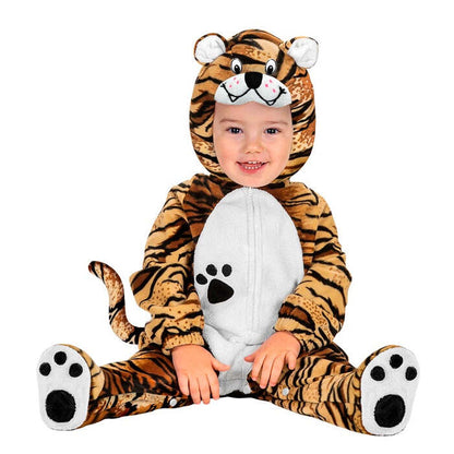 Tiger  Jumpsuit With Headpiece 