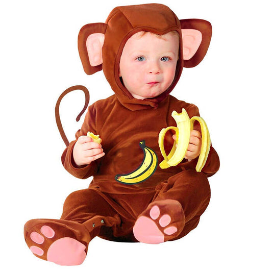 Monkey  Jumpsuit, Headpiece 