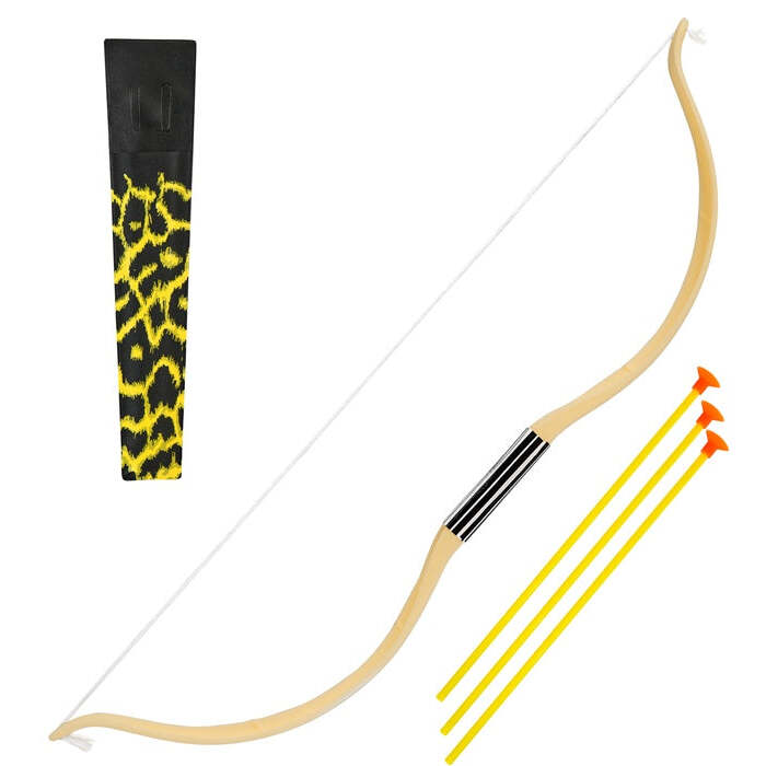 Native Indian Bow &amp; Arrows 51 Cm