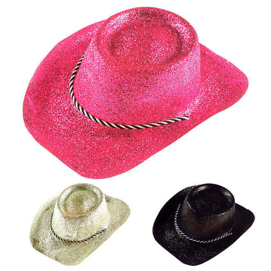  Cowboy Hat 3 Colors Ass.