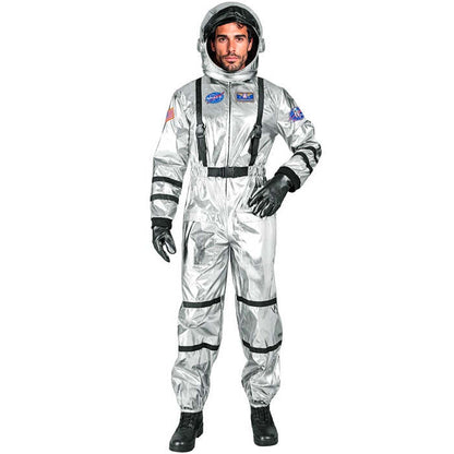 Silver Astronaut  Jumpsuit, Helmet 