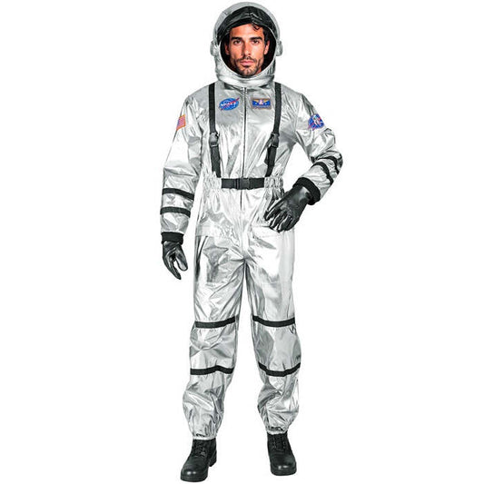Silver Astronaut  Jumpsuit, Helmet 
