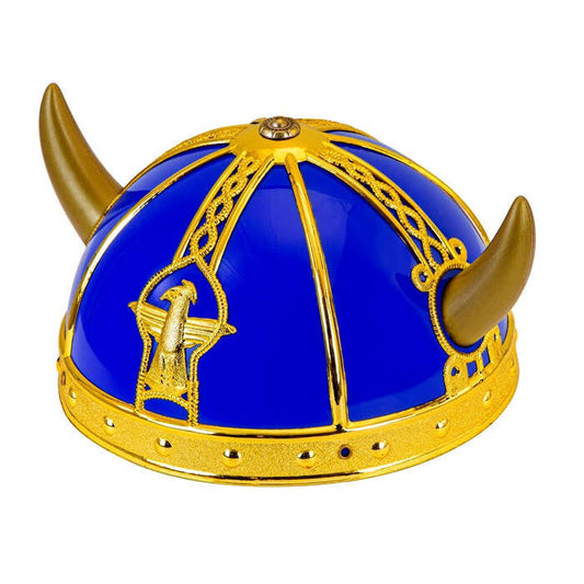Viking Helmet Hard Plastic Metallic