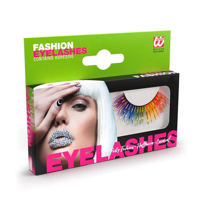 Rainbow Eyelashes With Glue Tube