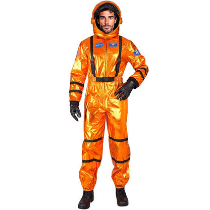 Orange Astronaut  Jumpsuit, Helmet 