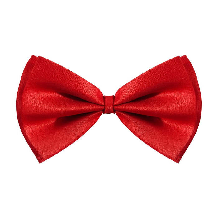 Deluxe Bow Tie Red - Adjustable
