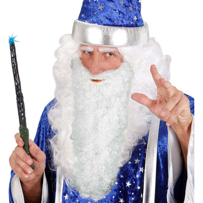 White Maxi Beard With Moustache